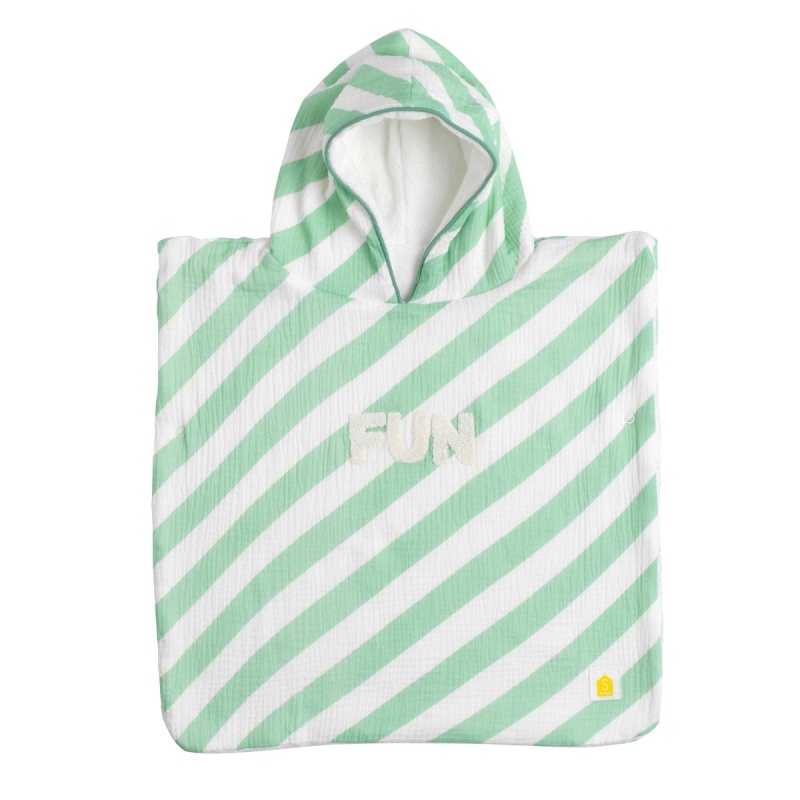 Poncho da bagno per neonati in cotone - POP