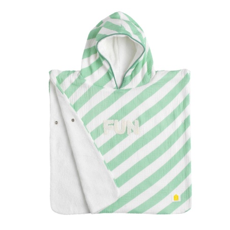 Poncho da bagno per neonati in cotone - POP