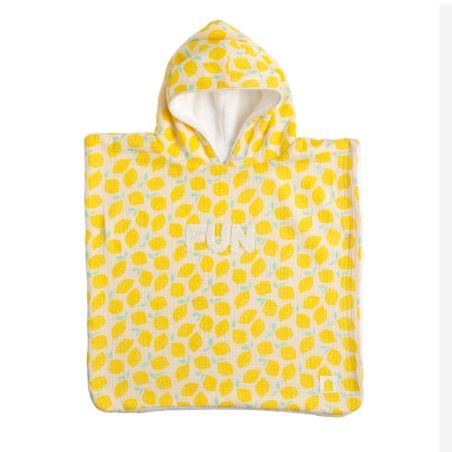 Poncho da bagno per neonati in cotone - POP