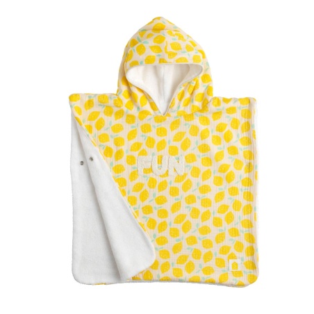 Poncho da bagno per neonati in cotone - POP