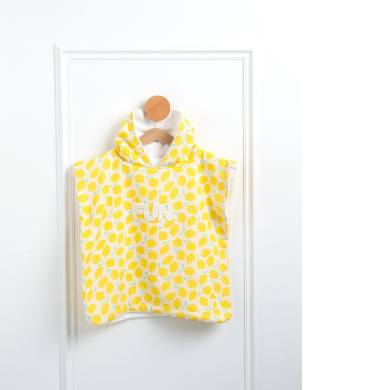 Poncho da bagno per neonati in cotone - POP