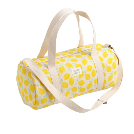 Kinder-Bowlingtasche aus Baumwolle mit Zitronenmuster – POP
