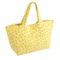 Sac cabas en gaze de coton matelassé imprimé  - POP