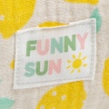 Neceser de algodón con estampado de limones - POP