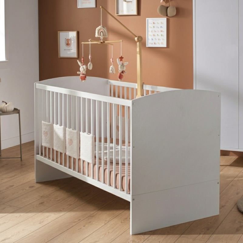 Lit bébé évolutif 70x140 - Little Big Bed - têtes de lit panneaux - Milann