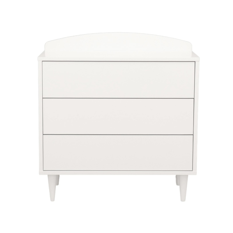 Chambre bébé 2 pièces Milann, Lit bébé 120x60 et Commode à langer + plan à langer offert !