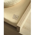 Commode à langer 3 tiroirs sur pieds - décor bois hêtre cendré - Opaline