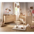 Cameretta evolutiva My Love, lettino evolutivo 140x70 e cassettiera - Rovere Vintage