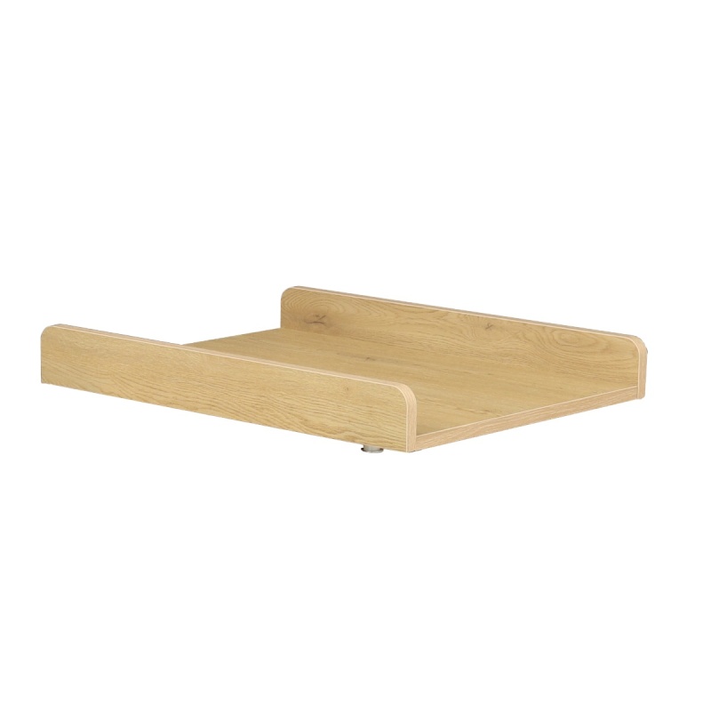 Mitwachsendes Babyzimmer „My Love“, mitwachsendes Bett (140 x 70) und Kommode – Vintage-Eiche
