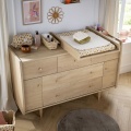 Cameretta evolutiva My Love, lettino evolutivo 140x70 e cassettiera - Rovere Vintage