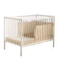Chambre bébé 2 pièces Angèle, Lit bébé 60x120 à barreaux et Commode à langer 2 tiroirs + plan à langer offert !