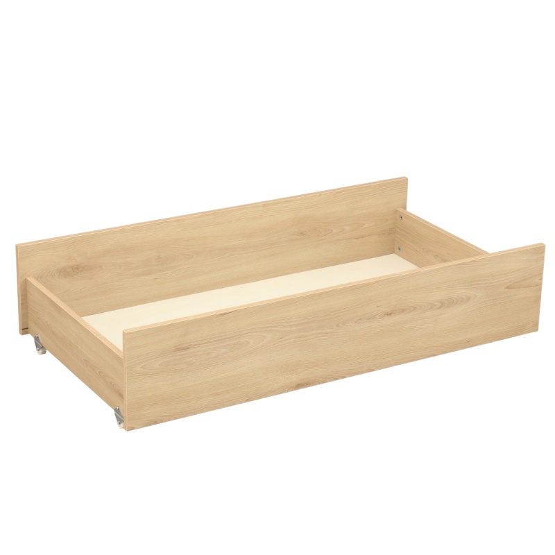 Tiroir pour lit bébé combiné évolutif décor bois hêtre