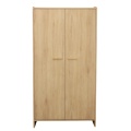 Armoire 2 portes décor bois hêtre