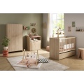 Armoire 2 portes décor bois hêtre