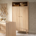Set per la cameretta del bambino: lettino 70x140 trasformabile, cassettiera a 3 cassetti e armadio a 2 ante
