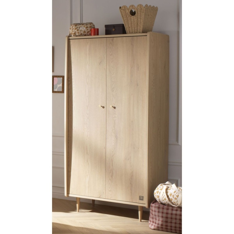 Conjunto de dormitorio infantil evolutivo «My Love»: cama de 140 x 70 evolutiva, cómoda XXL y armario