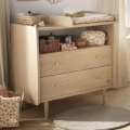 Conjunto de dormitorio infantil evolutivo «My Love»: cama de 140 x 70 evolutiva, cómoda de 2 cajones y armario