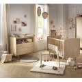 Chambre bébé duo évolutive My Love, Lit 140x70 évolutif et Commode à langer 2 tiroirs + plan à langer offert !