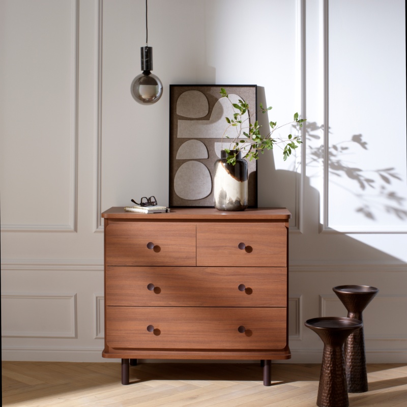COMMODE 4 TIROIRS  CHOCO