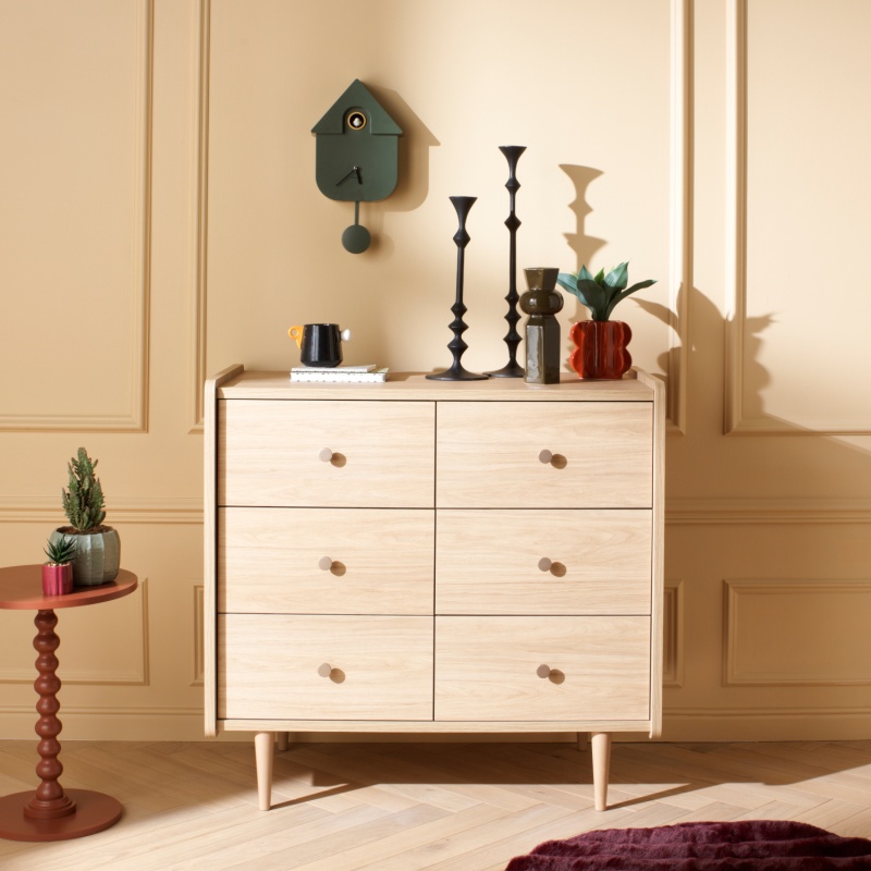 COMMODE 6 TIROIRS  BOHEME